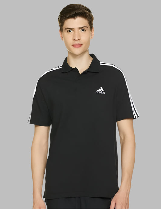 Adidas Men's Regular Fit T-Shirt (Black, S)
